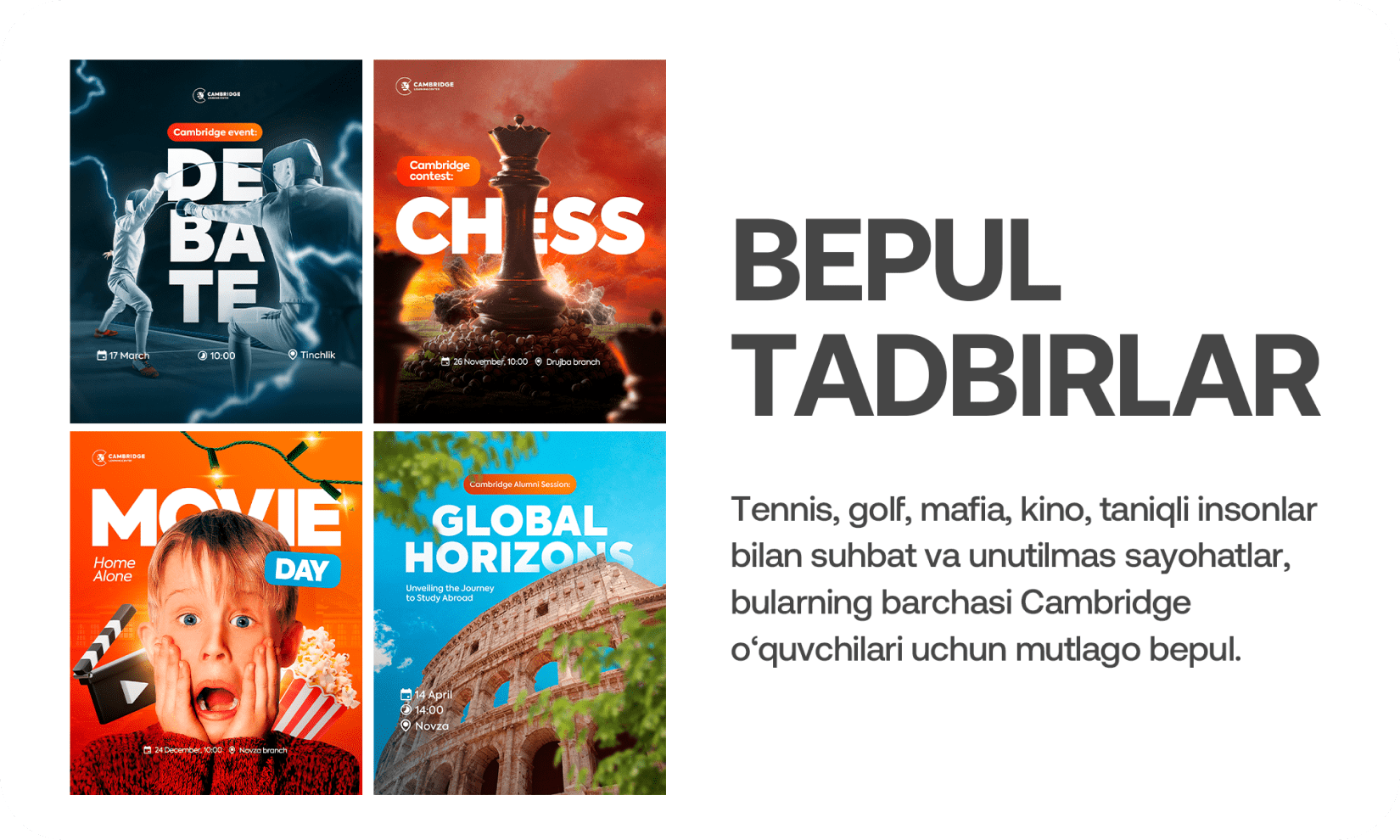 Cambridge LC advantages